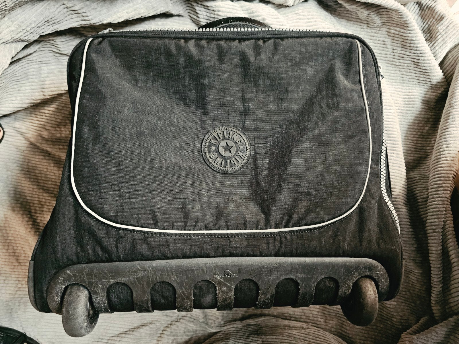 Kipling sac à roulettes noir - grand format, Enlèvement, Noir