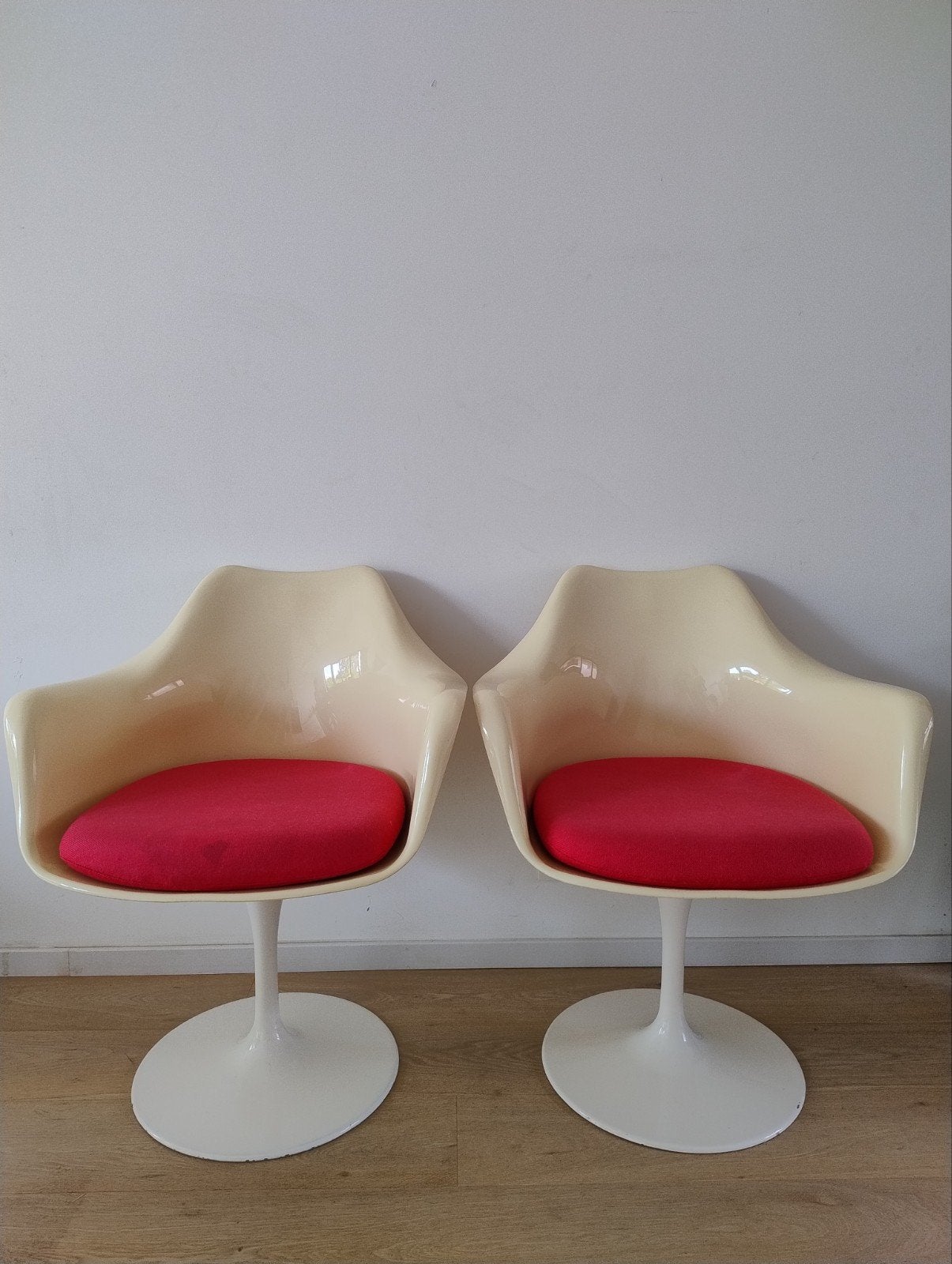 Tulip armchair - Rudi Bonzanini, Huis en Inrichting, Ophalen, Wit, Kunststof