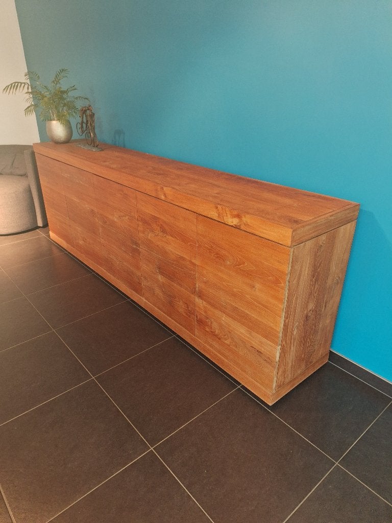 Eetkamer Ethnicraft, Teck, Strak, Cinq personnes ou plus, Comme neuf