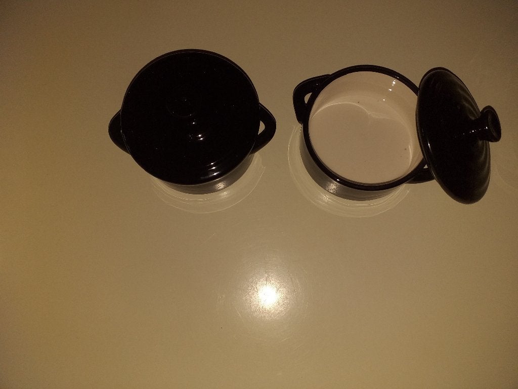 Set van 2 aardewerken potjes, Ophalen of Verzenden, Nieuw