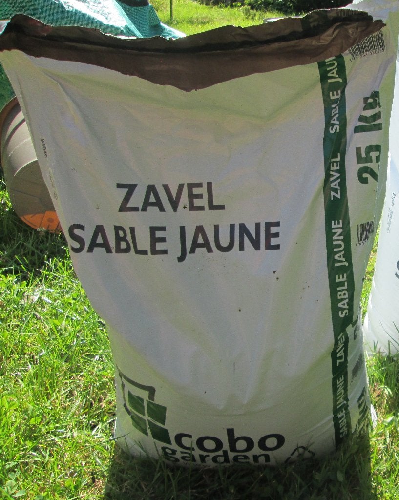 Sable jaune « COBO GARDEN », Jardin & Terrasse, Enlèvement, Neuf, Sable pour béton