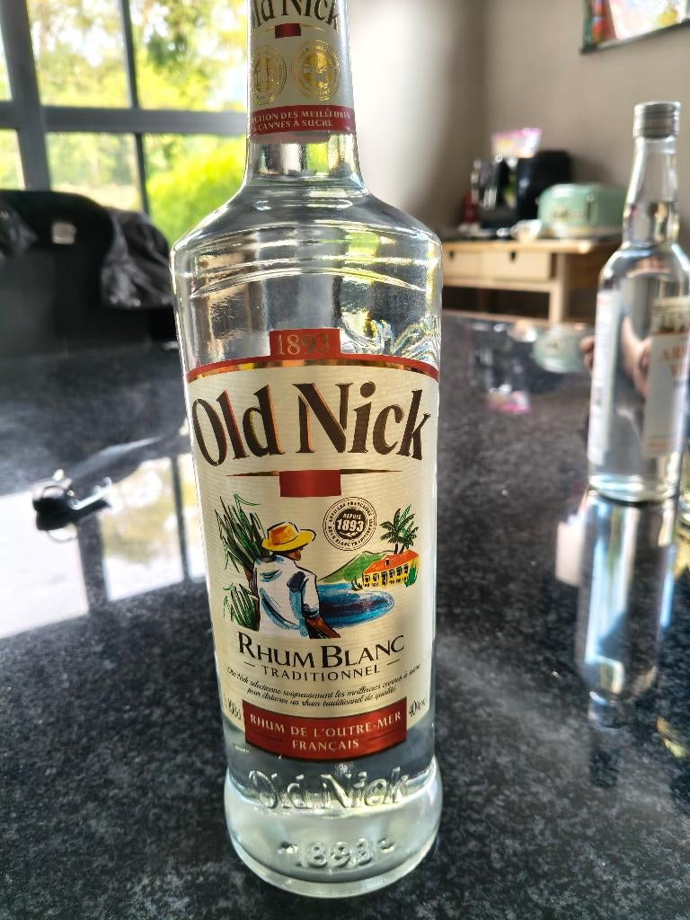 Rum Rhum Old Nick blanc 1 ltr, Ophalen of Verzenden, Nieuw, Vol