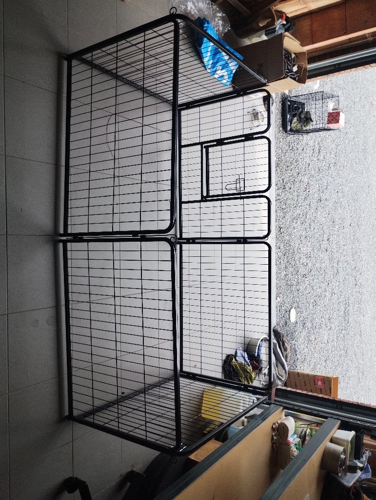 Parc pour chiens - parc pour chiots, Animaux & Accessoires, 75 à 110 cm, Comme neuf, Enlèvement, Niche à chien
