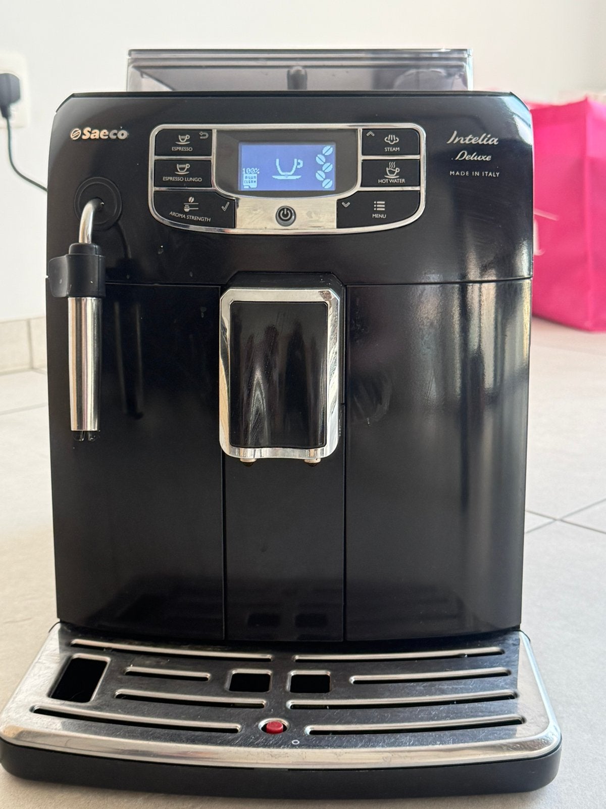 Saeco italia deluxe koffie machine, Enlèvement ou Envoi, Utilisé