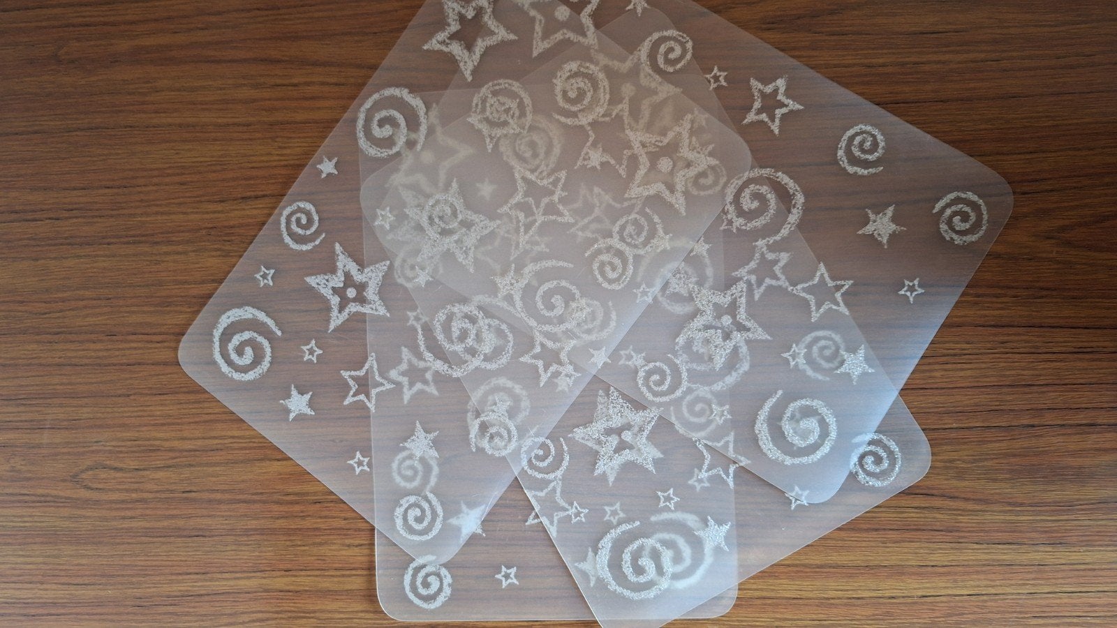 Ensemble de 4 sous-verres à paillettes 43,5 x 29,5 cm neufs, Argenté, Enlèvement ou Envoi, Set de table, Comme neuf
