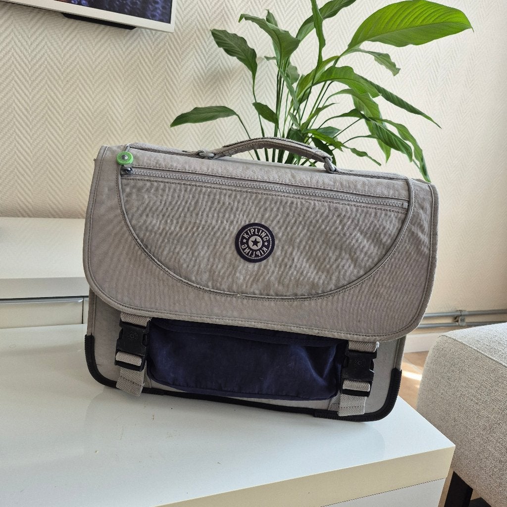 Cartable kipling, Gris, 30 à 40 cm, Enlèvement, Utilisé