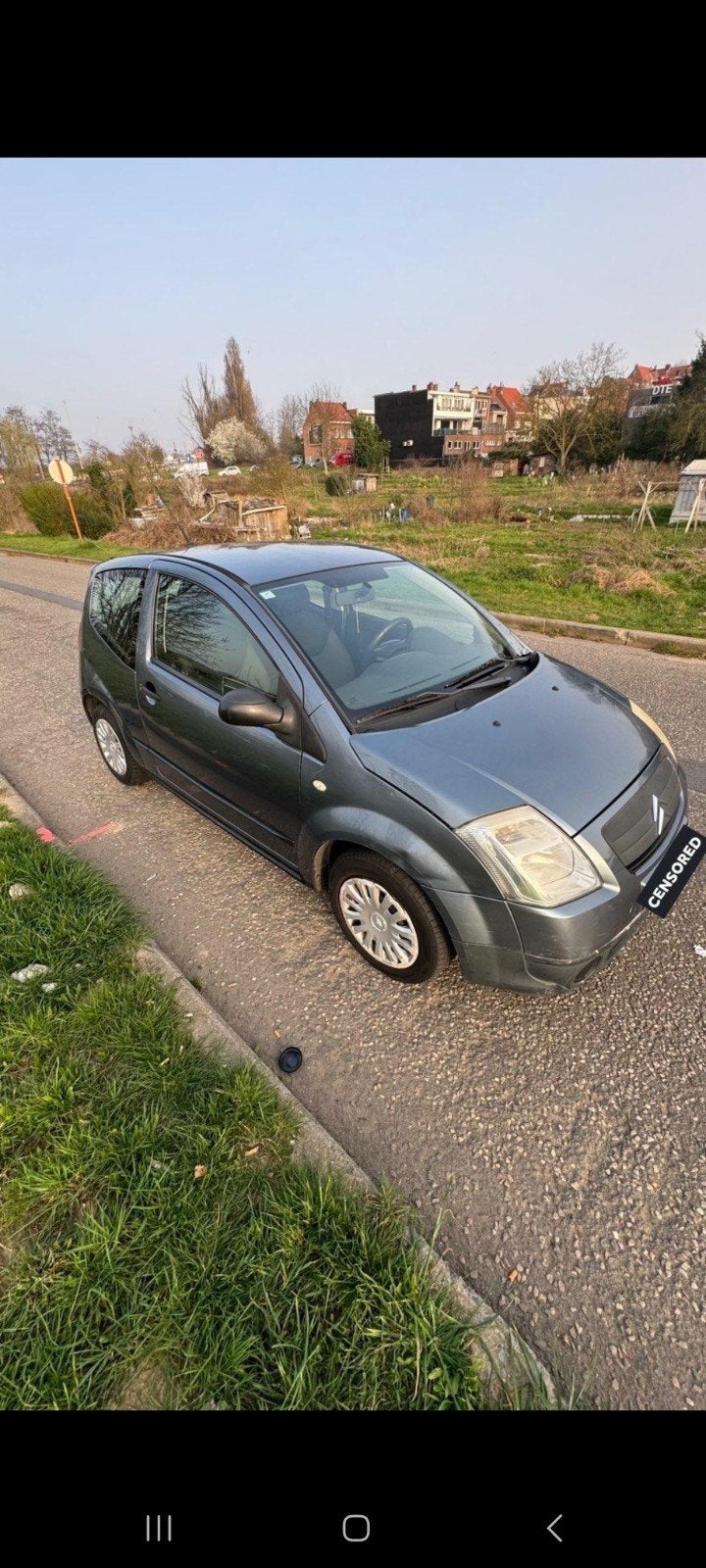Citroenc2.1i à vendre avec où sans contrôle technique, Autos, Argent ou Gris, Achat, Boîte manuelle, Berline