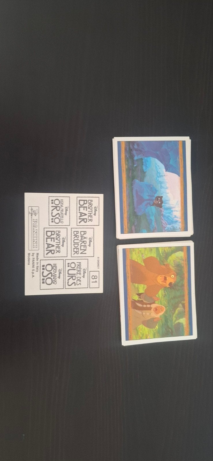 panini frère des ours, Enlèvement ou Envoi