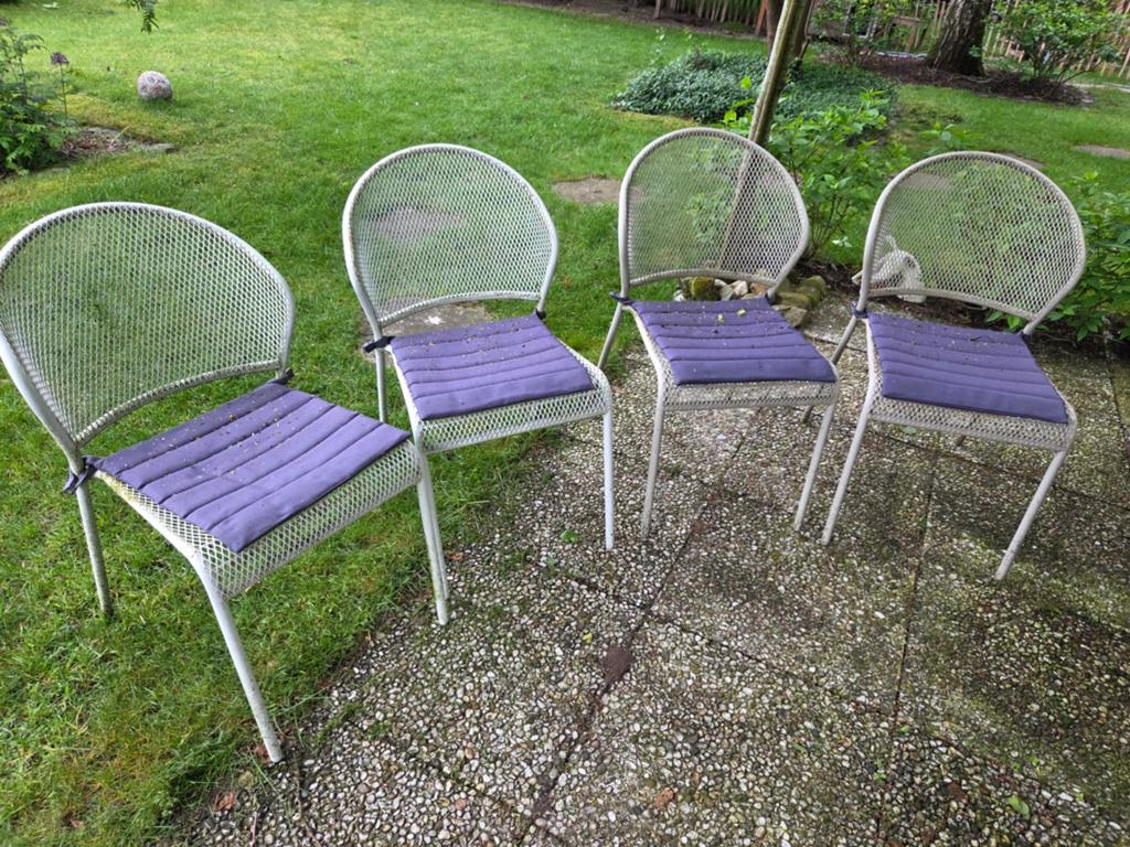 4 tuinstoelen, Tuin en Terras, Ophalen