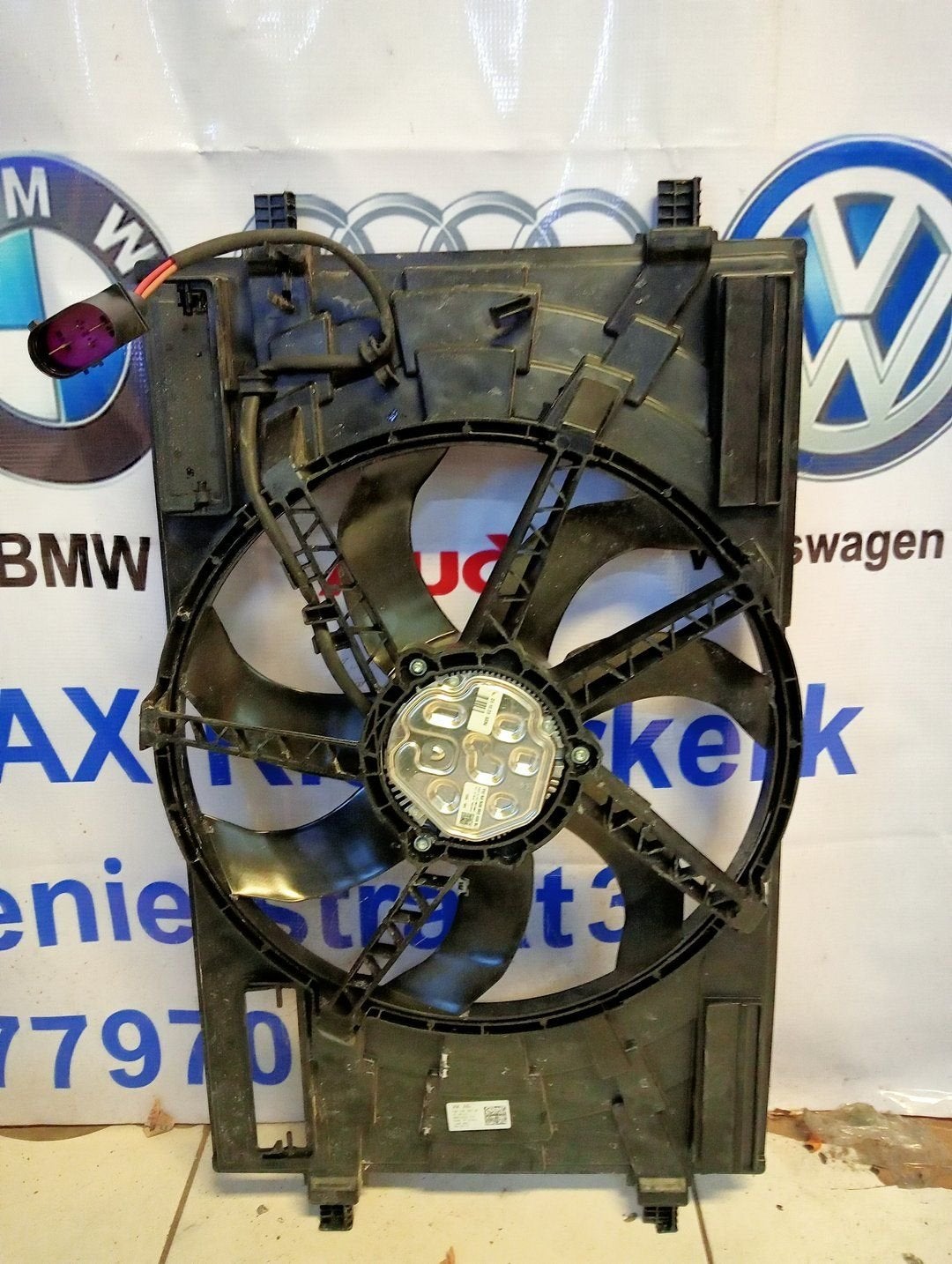 VW Golf 7 Ventilator Enkelfan+Koelluchtventillator+Behuizing, Volkswagen, -, Utilisé, -