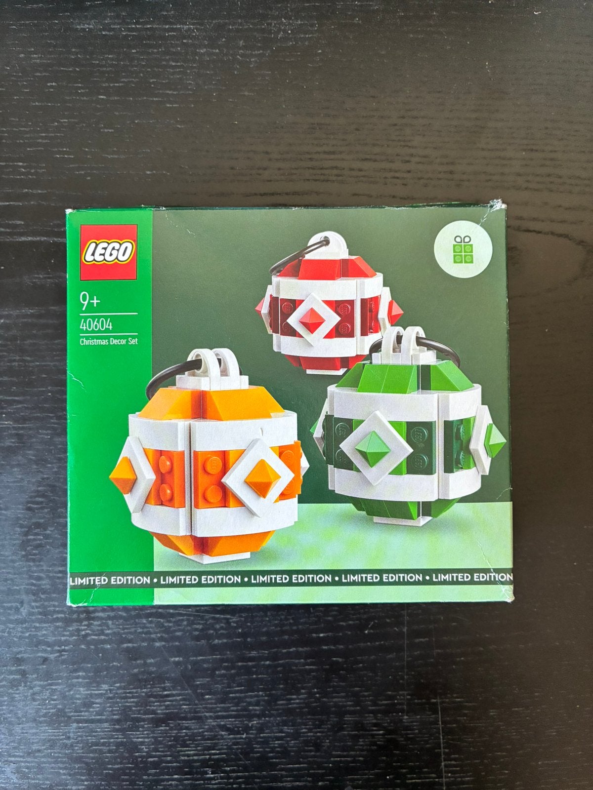 40604 LEGO kerstballen, Overige thema's, Lego, Ophalen of Verzenden, Zo goed als nieuw