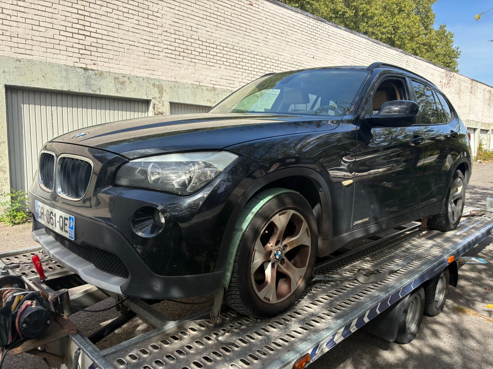 Bmw X1.  2010.   Démarre pas ( injecteur). 230.000 km, X1, Leder, 4x4, Te koop