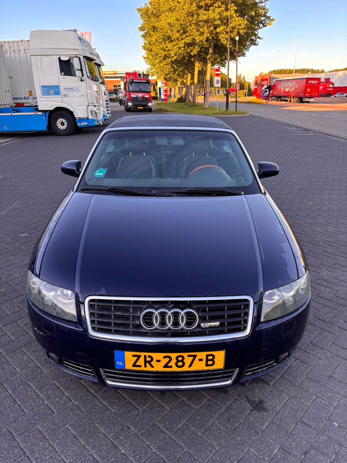 Audi A4 cabriolet, Zwart, Cabriolet, Blauw, A4