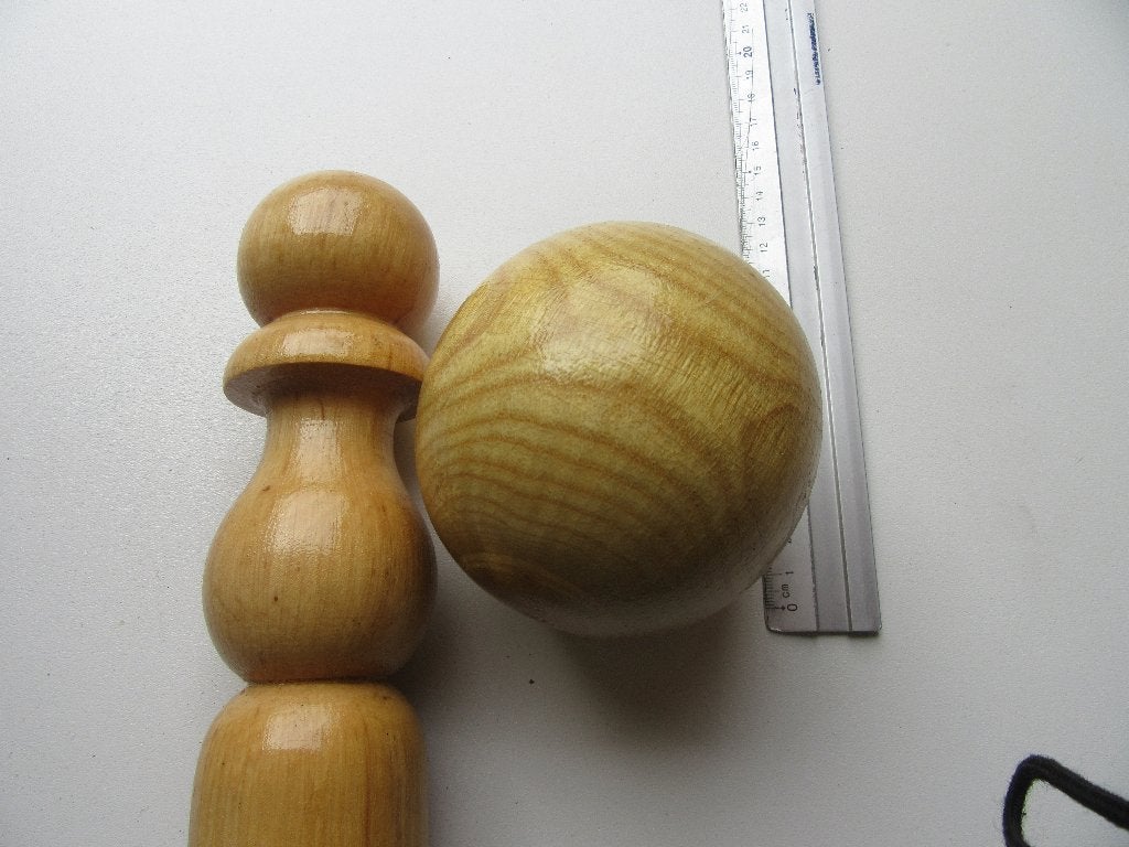 retro houten kegelspel, Kinderen en Baby's, Speelgoed | Houten speelgoed, Ophalen of Verzenden, Zo goed als nieuw, Overige typen