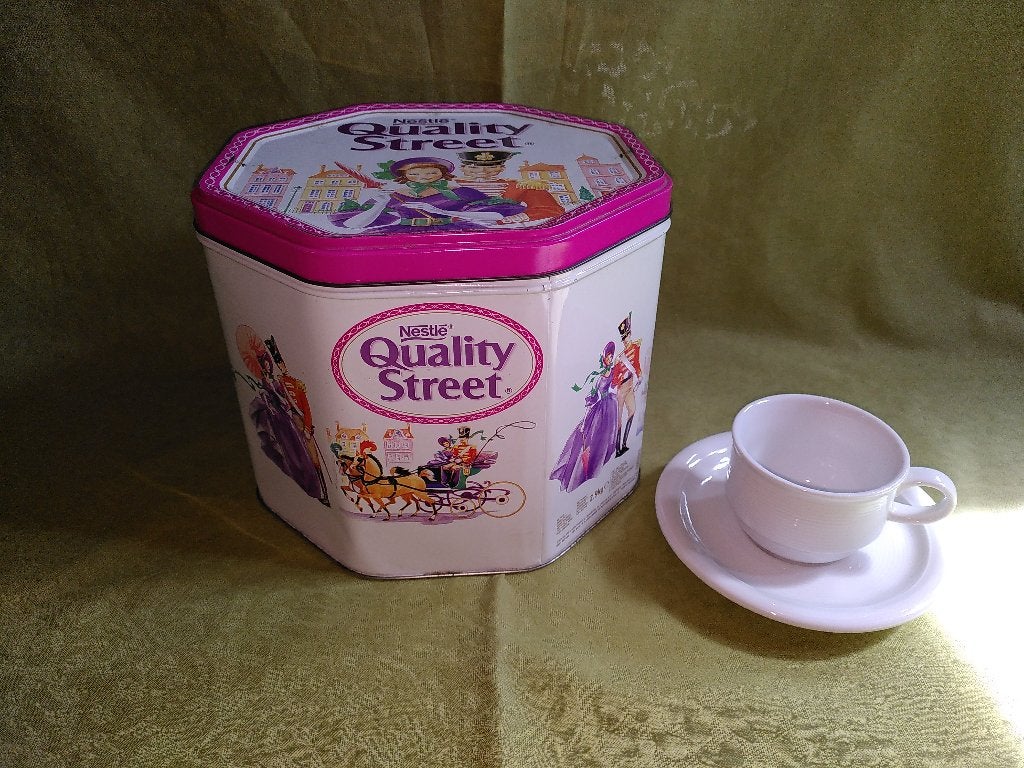 Quality Street  8 - hoekige snoepdoos, Ophalen of Verzenden, Gebruikt, Overige merken