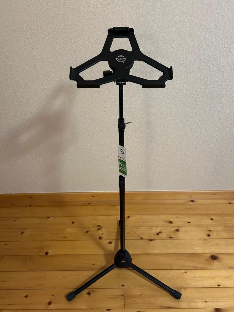 I Pad staander Kôning en Meyer, Musique & Instruments, Pieds, Enlèvement, Comme neuf, Pied, Hautbois