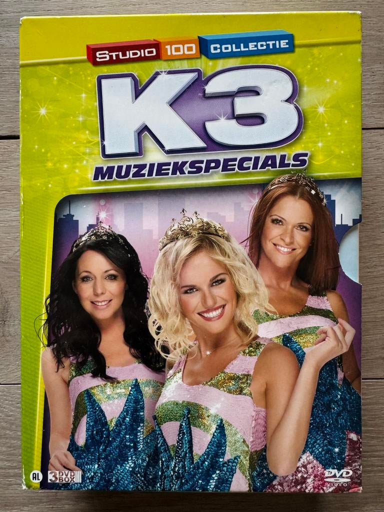 K3 DVD box: Muziekspecials, Cd's en Dvd's, Ophalen of Verzenden, Zo goed als nieuw