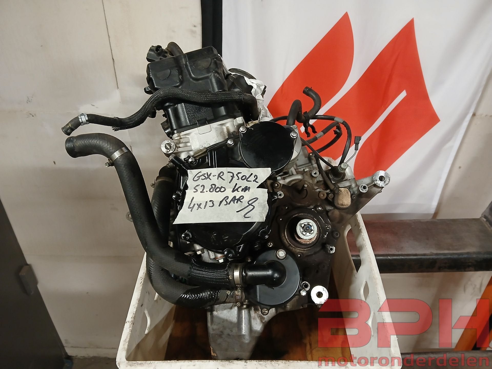 Motorblok Suzuki GSX-R 750 L1 L2 L3 L4 L5 L6 L7 2011 t/m 201, Ophalen, Gebruikt, -, -