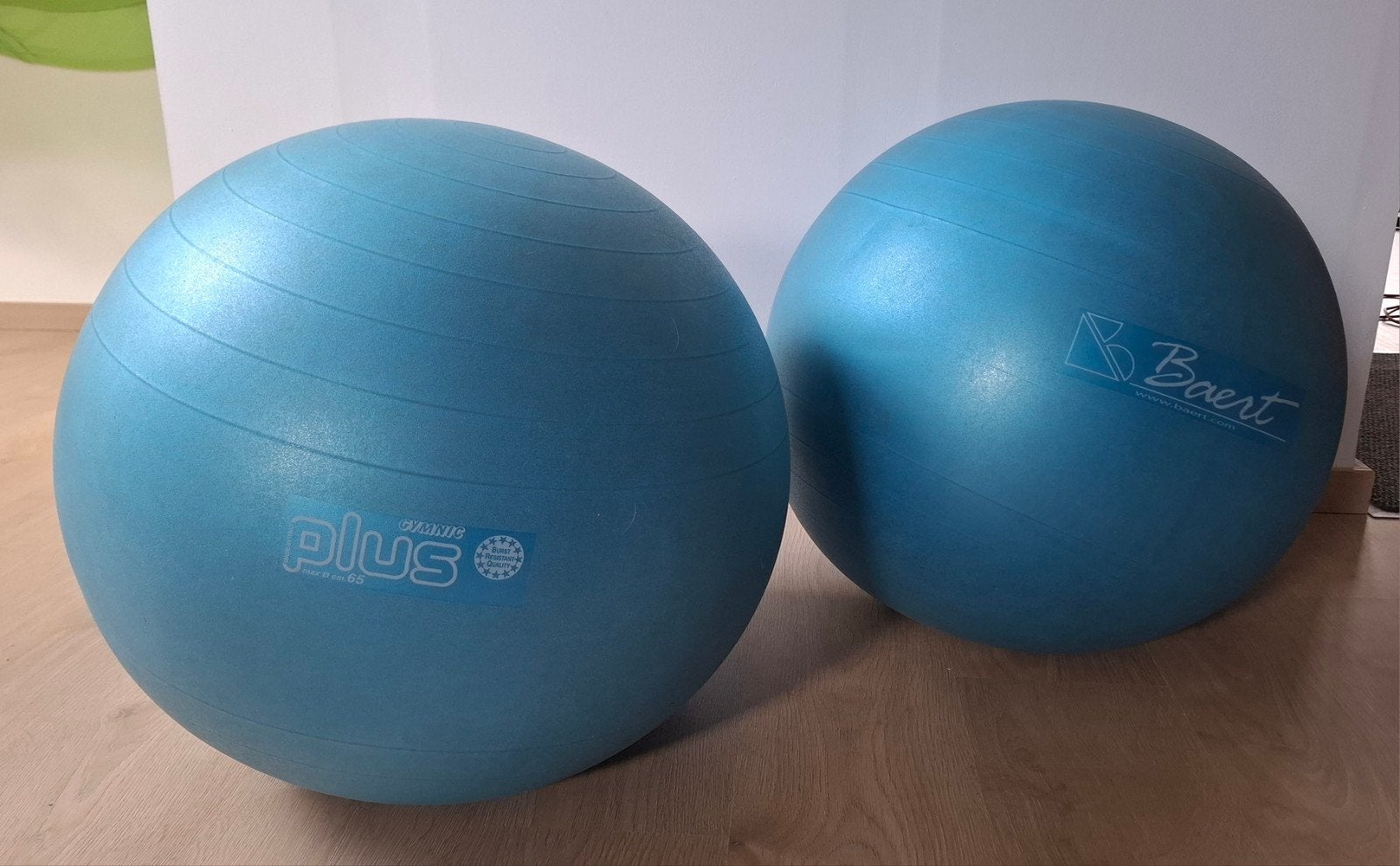 2 zitballen/gymnastiekballen, Enlèvement, Utilisé