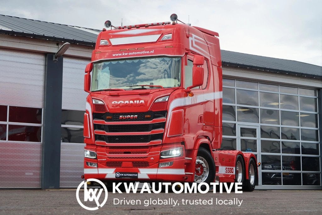 Scania S580 V8 NGS 6X2/ FULL AIR/ RETARDER/ HYDRAULICS/ SPEC, Euro 6, Scania, Leder, Bedrijf