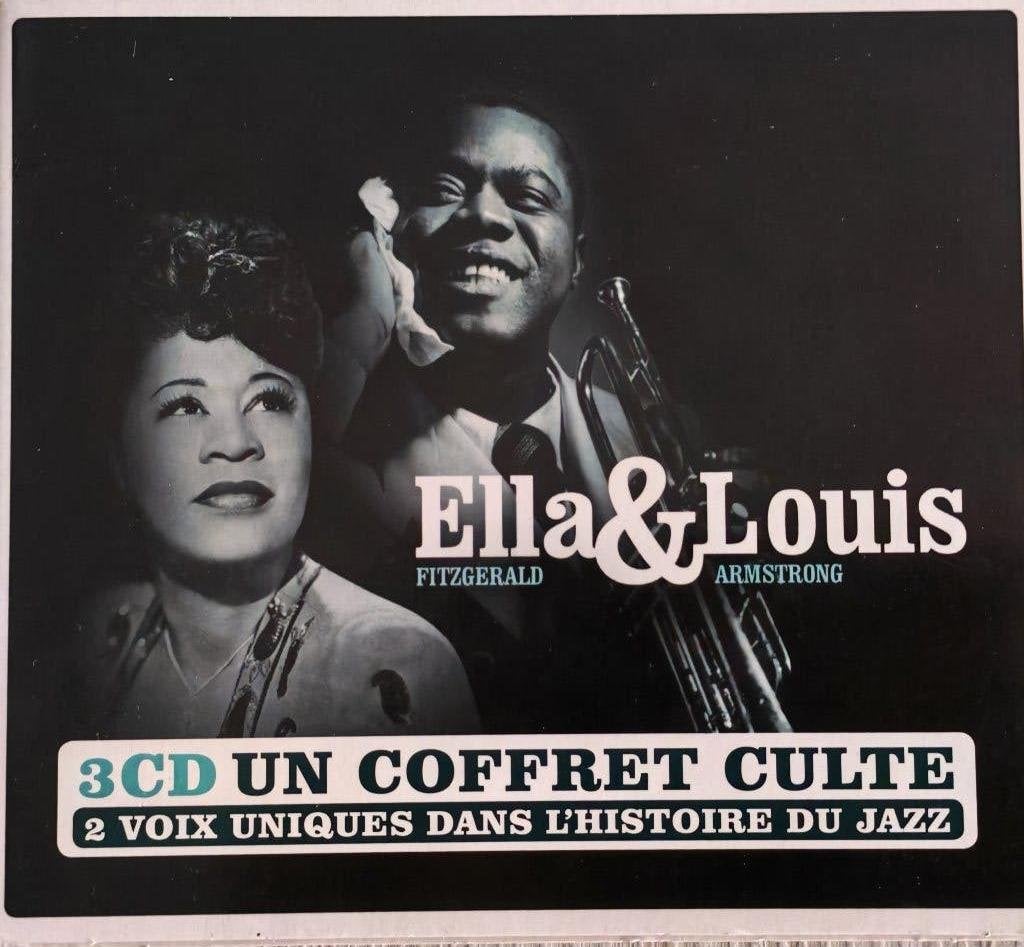 ELLA (Fitzgerald) & Louis (Armstrong) 3 CD digipack, Cd's en Dvd's, Ophalen of Verzenden, Zo goed als nieuw, Jazz, Verzamelalbum
