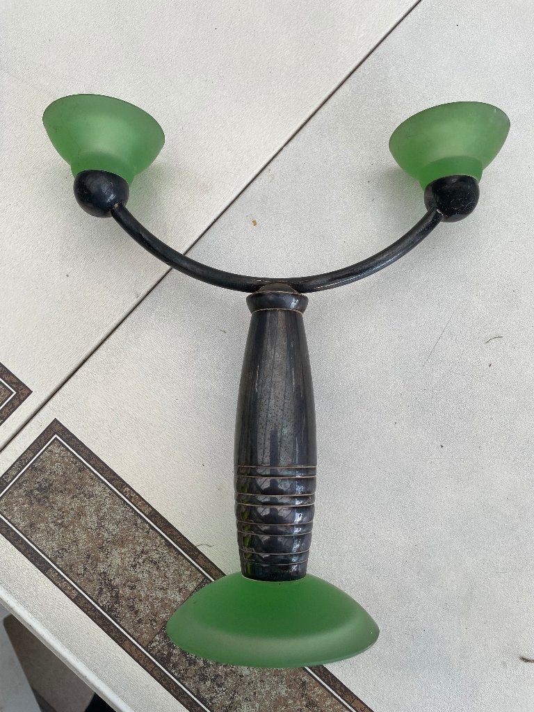 Art Deco driearmige kandelaar, Antiek en Kunst, Ophalen of Verzenden