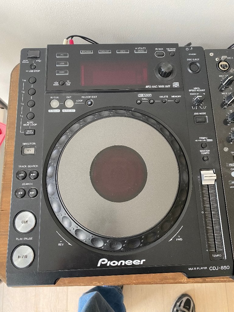 DJ-Set met Mixer (2x CDJ850 + DJM700), Muziek en Instrumenten, Ophalen, Gebruikt, Dj-set, Pioneer