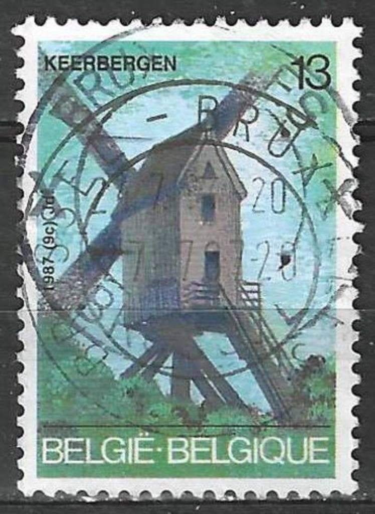 Belgique 1987 - Yvert/OBP 2256 - Tourisme (ST), Envoi, Affranchi, Oblitéré