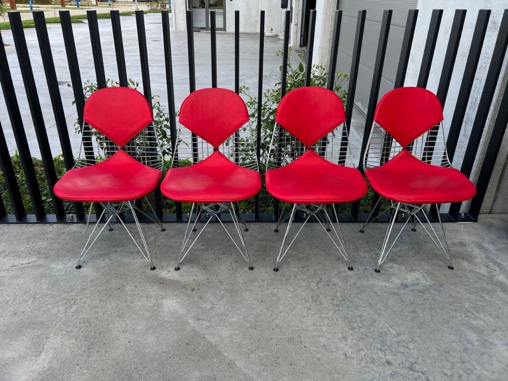 VITRA WIRE BIKINI DKR-2, 4 X, Rouge, Enlèvement ou Envoi, Design, Comme neuf