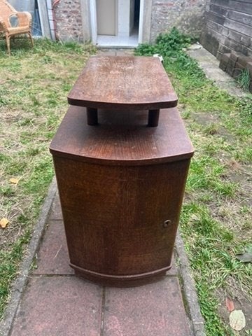 Meuble d’Appoint Vintage en Bois, Ophalen, Gebruikt, 100 tot 150 cm, Art Déco / Rétro