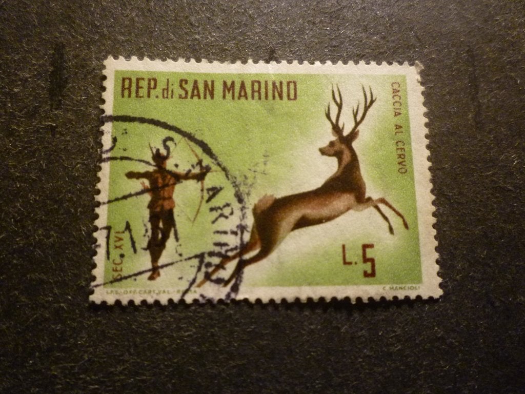 San Marino/Saint-Marin 1961 Mi 690(o) Gestempeld/Oblitéré, Verzenden, Gestempeld