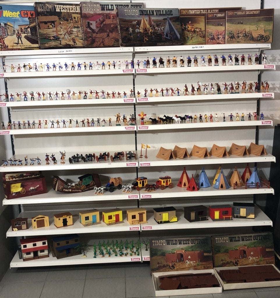 Timpo Toys verzameling cowboys indianen etc., Enlèvement ou Envoi, Utilisé