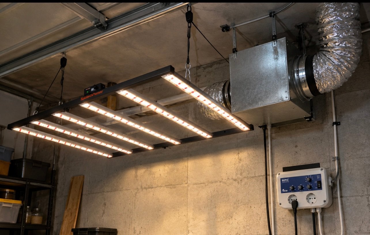 volledige proffesionele indoor kweekinstallatie, Tuin en Terras, Ophalen, Zo goed als nieuw, Kweeklamp