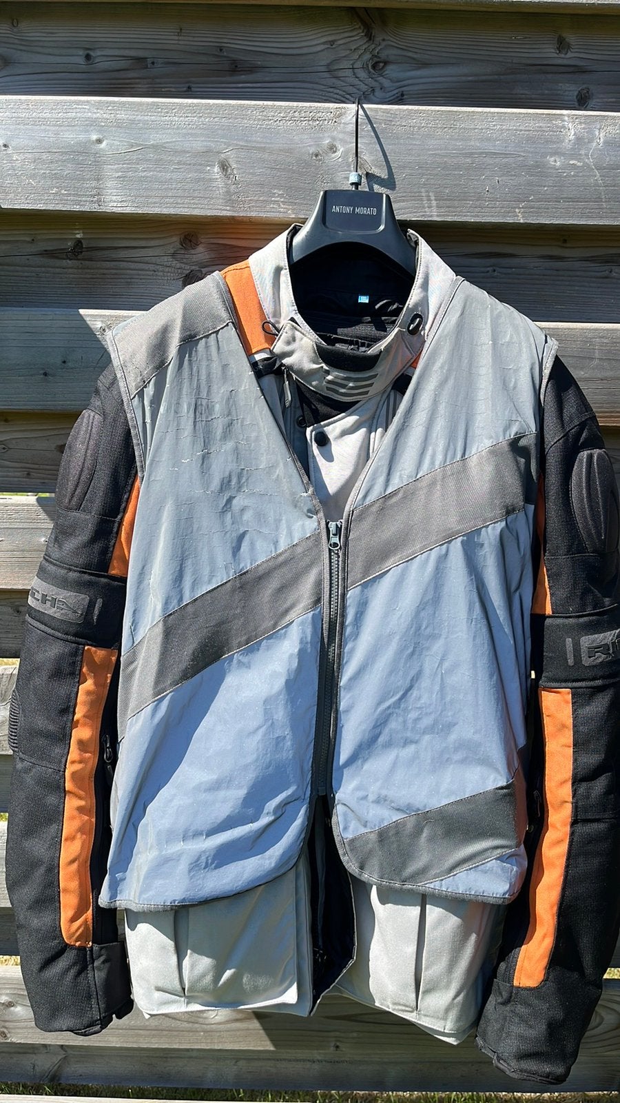 Richa motovest 4seizoenen met fluovest 5xl, Ophalen, Tweedehands, Heren, Jas | textiel