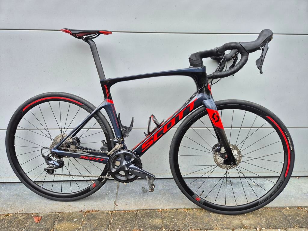 Scott Foil 20 Disc, Aero koersfiets, Shimano Ultegra, 56, Fietsen en Brommers, Ophalen, Carbon