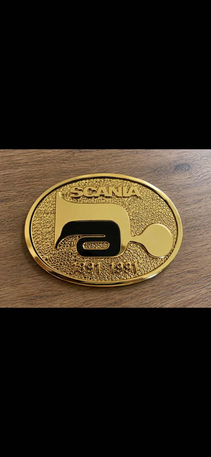 Scania logo 100 jaar, Ophalen of Verzenden, Scania