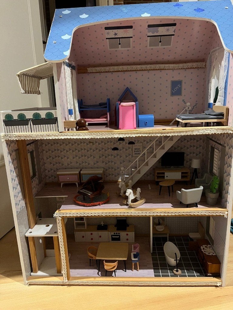 Poppenhuis, Ophalen, Gebruikt, Poppenhuis