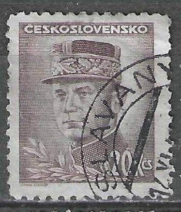 Tchécoslovaquie 1945/1947 - Yvert 417 - Milan Stefanik (ST), Envoi, Affranchi