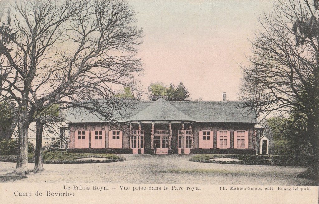 MILITAIR KAMP BEVERLOO - Koninklijk Paleis  + 115 Jaar oud !, Ophalen of Verzenden, Voor 1920, Gelopen, Overige thema's