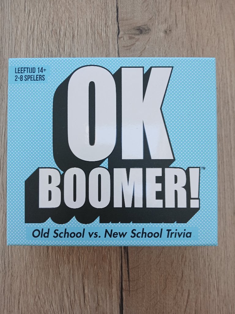 Kaartspel OK Boomer!, Vijf spelers of meer, Ophalen of Verzenden, Zo goed als nieuw, Goliath