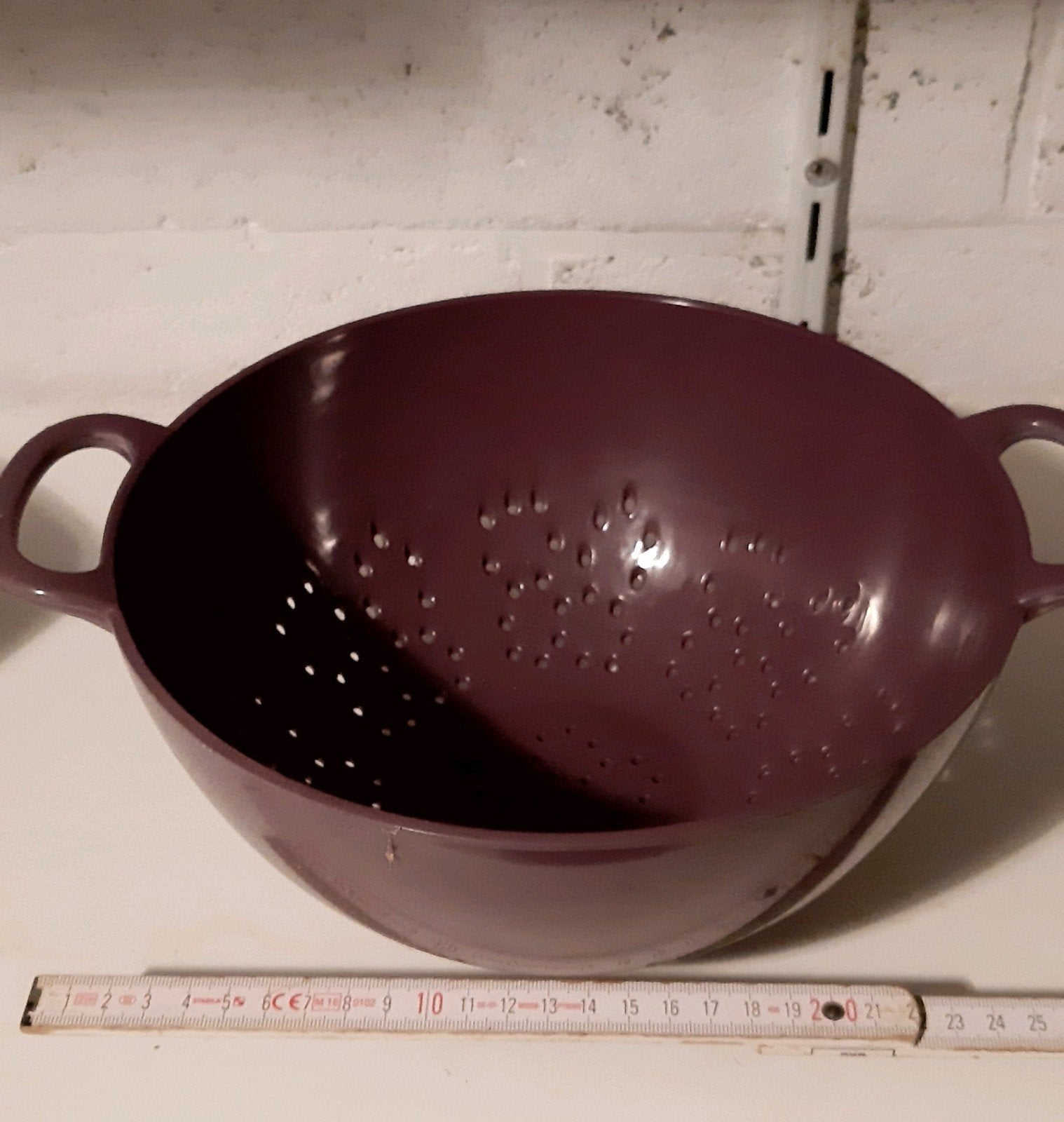 Passoire de cuisine violette, Enlèvement ou Envoi, Comme neuf, Plastique, Violet