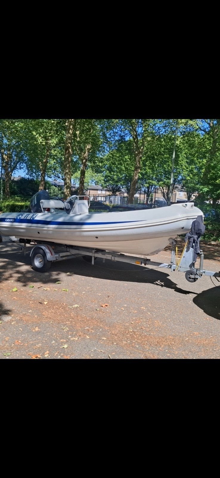 grand rib 480 50pk yamaha speedboot, Watersport en Boten, Ophalen