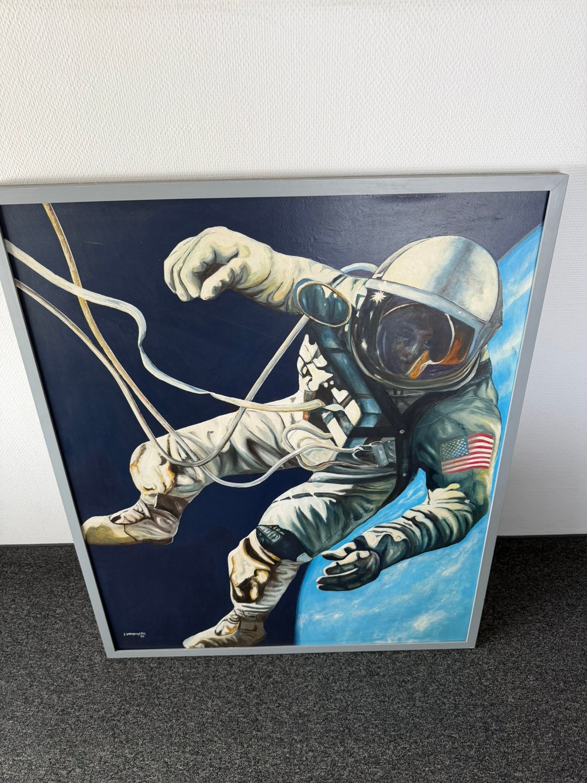 ASTRONAUT schilderij, Ophalen, Zo goed als nieuw
