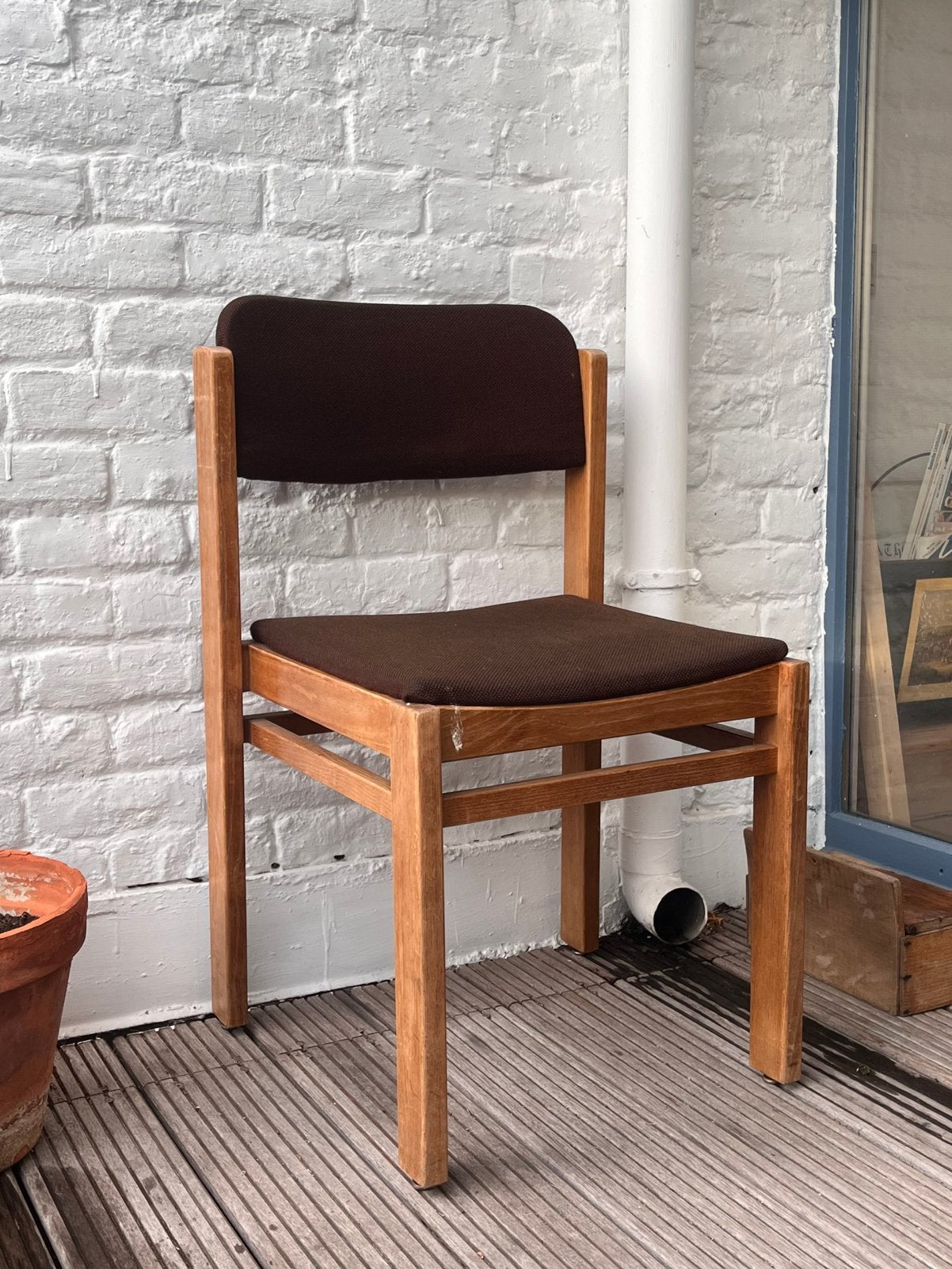 Chaises années 70, Ophalen, Gebruikt, Twee, Bruin