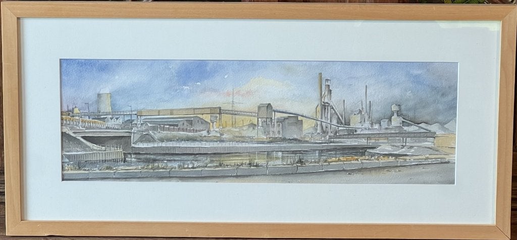 Anonyme. Paysage industriel., Enlèvement ou Envoi