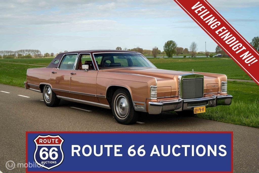Lincoln Continental Town Car | 1979 | Route 66 Auctions, Autos, Achat, Entreprise, Boîte manuelle, Autre carrosserie