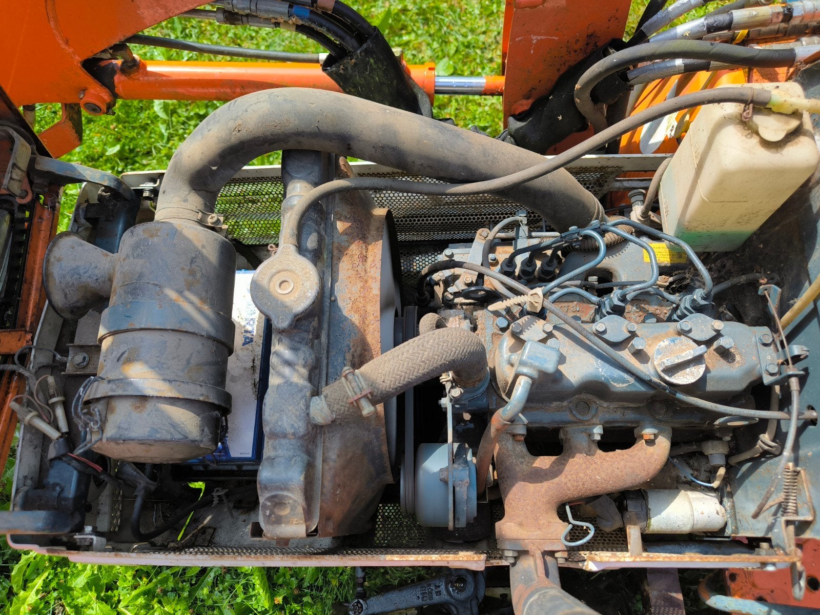 kubota B1600, Ophalen