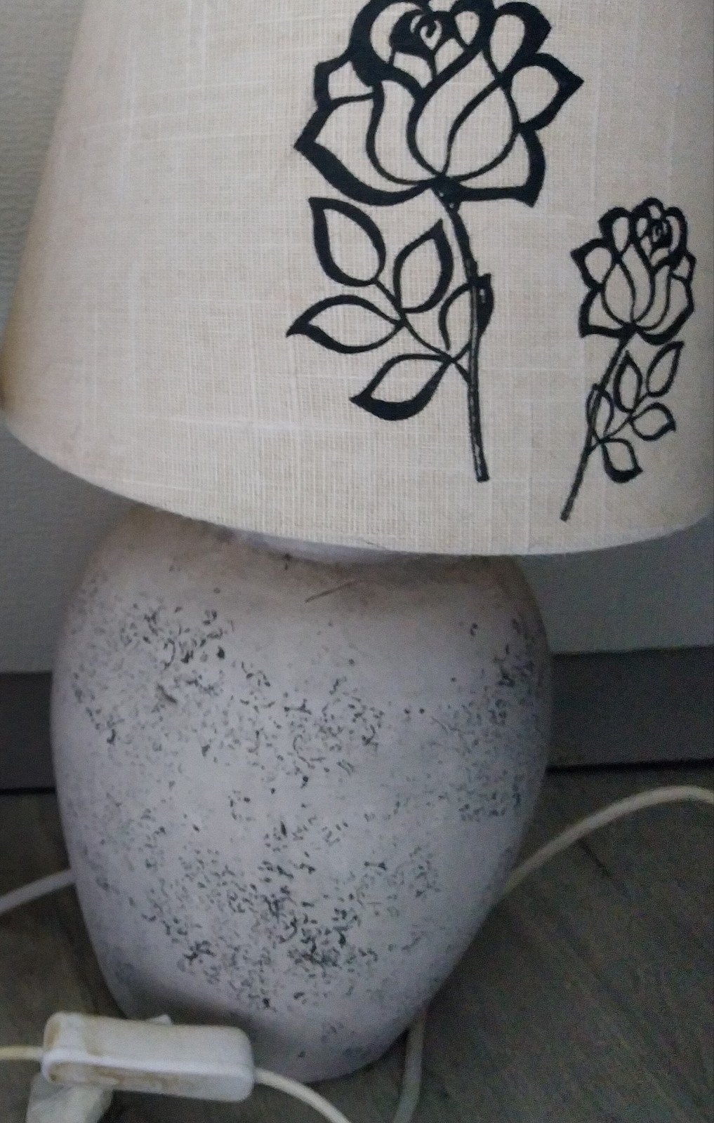 lamp met drukknijper, Ophalen
