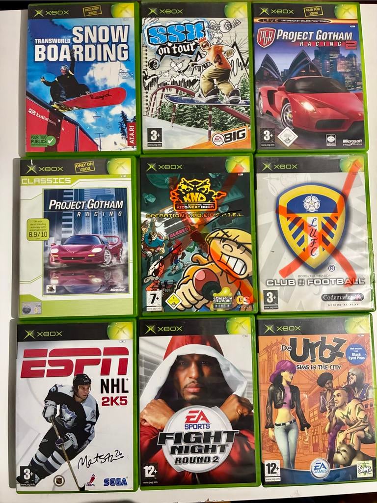 Xbox classic spellen og, Enlèvement ou Envoi, Comme neuf