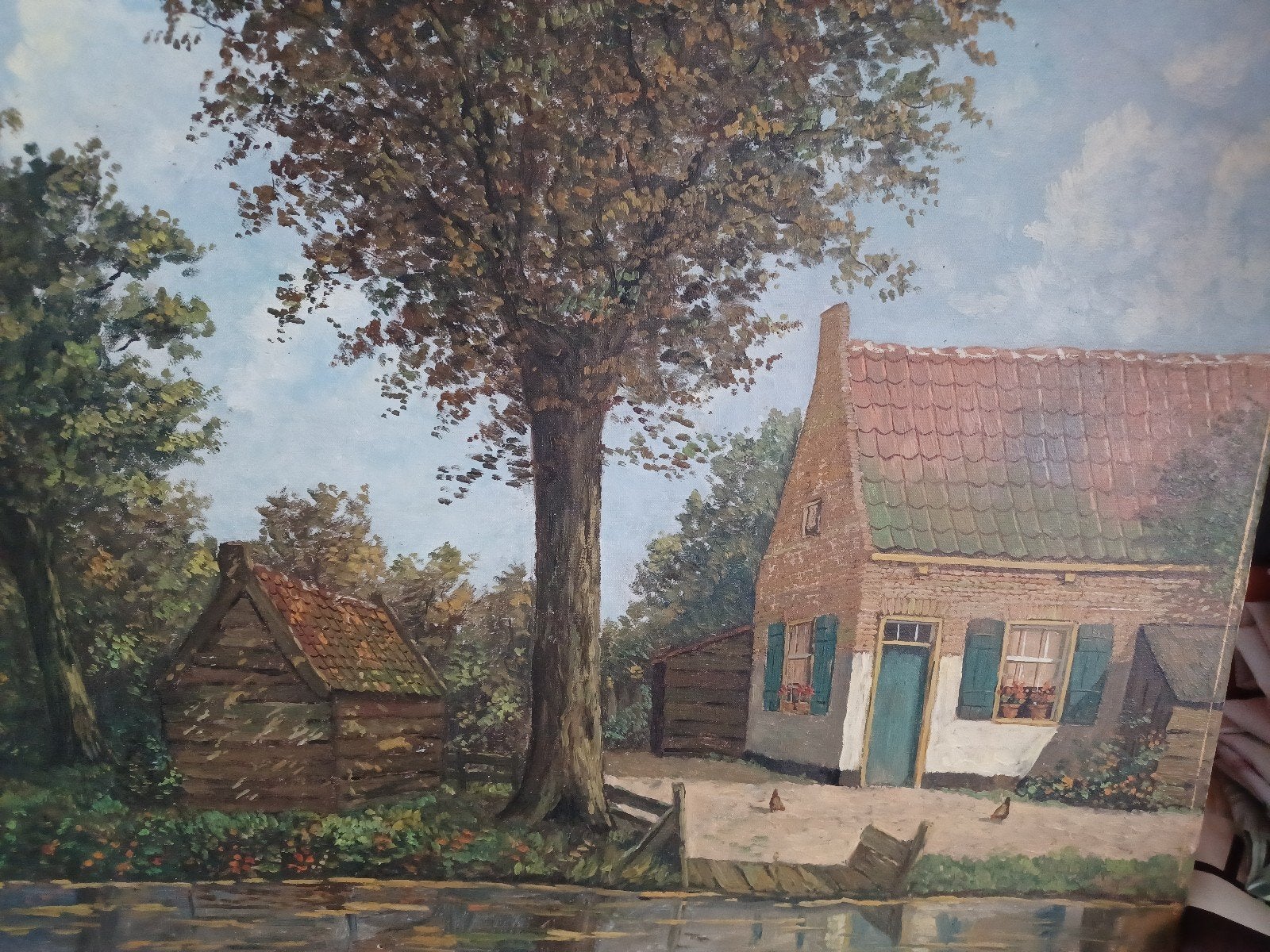 klassiek  schilderij, Ophalen of Verzenden, Klassiek, Doek